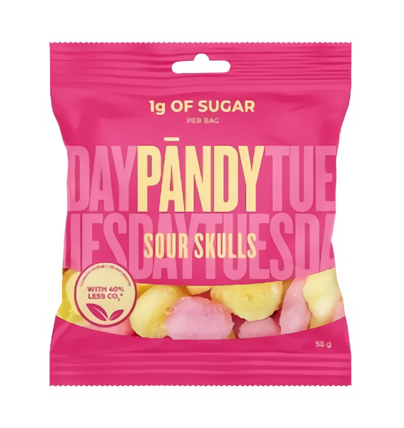 Pändy Sour Skulls 14x50g