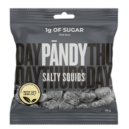 [72-8222] Pändy Salty Squids 14x50g