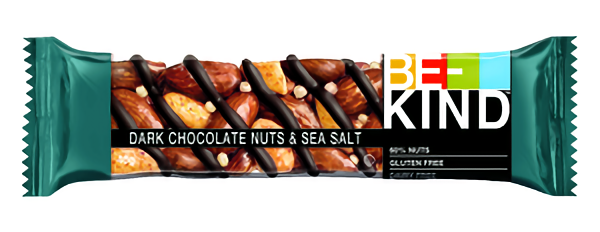 BEKIND DARK CHOCOLATE NUTS & SEA SALT 12X40G