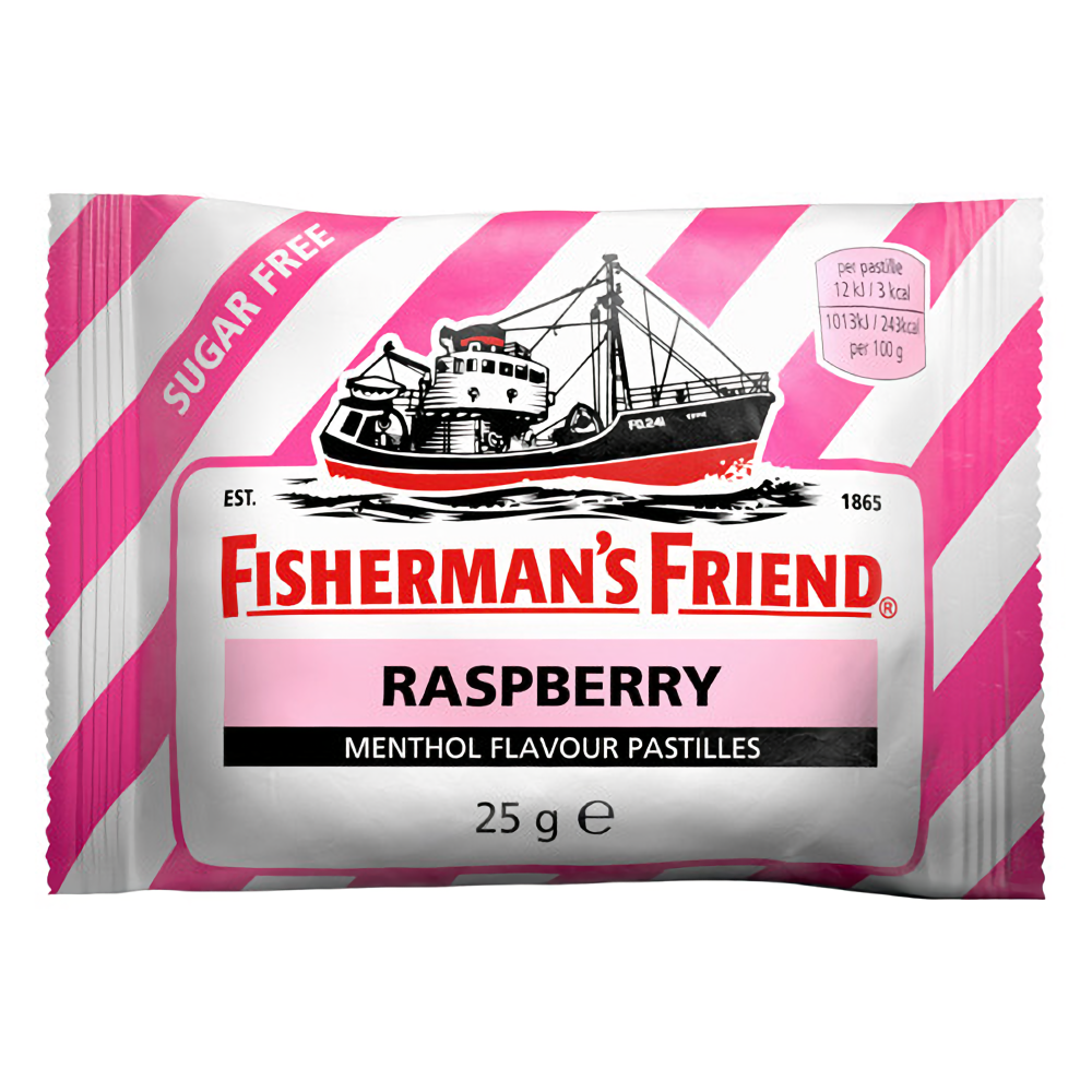 FISHERMANS RASPB SF 25G