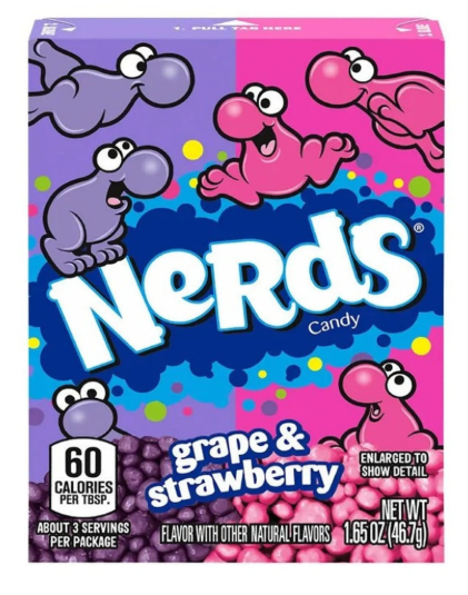 Nerds Grape Strawberry 36x46g