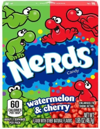 Nerds Watermelon Cherry 36x45g