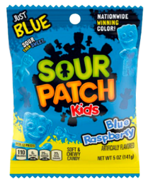 [178-75864] Sour Patch Kids Blue Raspberry Peg Bag 102g