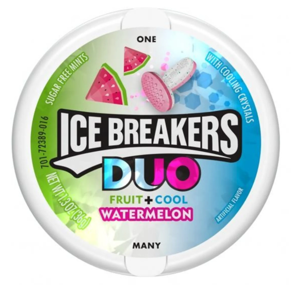 Ice Breakers Duo Mint Watermelon 8x36g