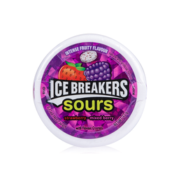 [178-75907] Ice Breakers Sours Strawberry & Berry 8x36g