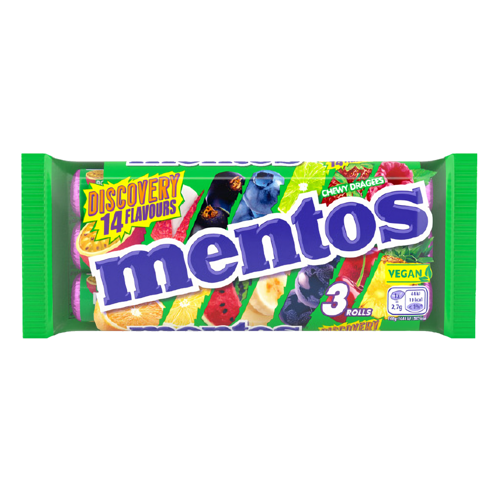 Mentos Fanta Orange 3-pack 25x3x37,5g